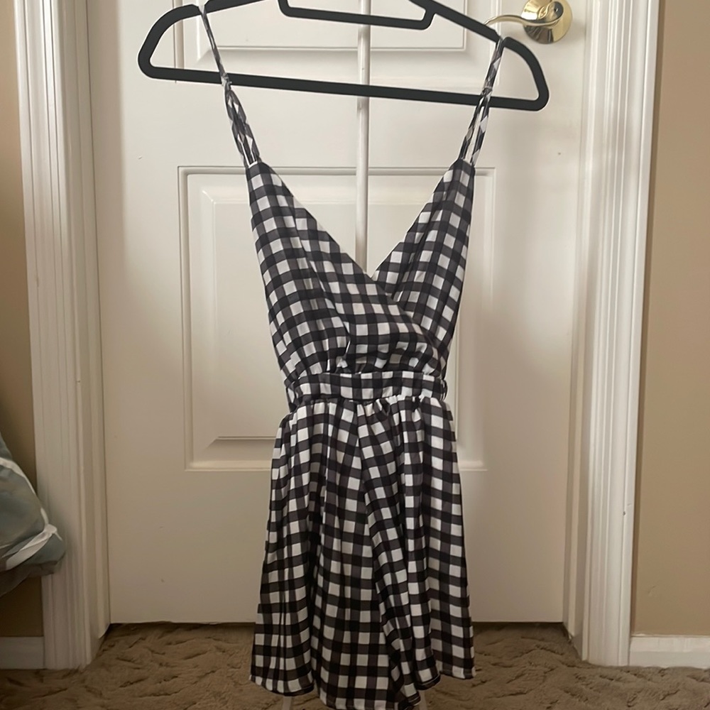 Cute Gingham Romper